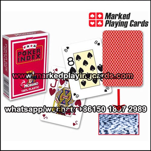 modiano barcode marked deck of cards