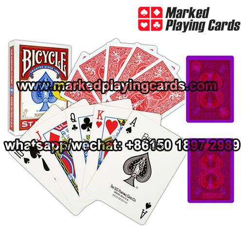 Bicycle invisible ink marked playing cards