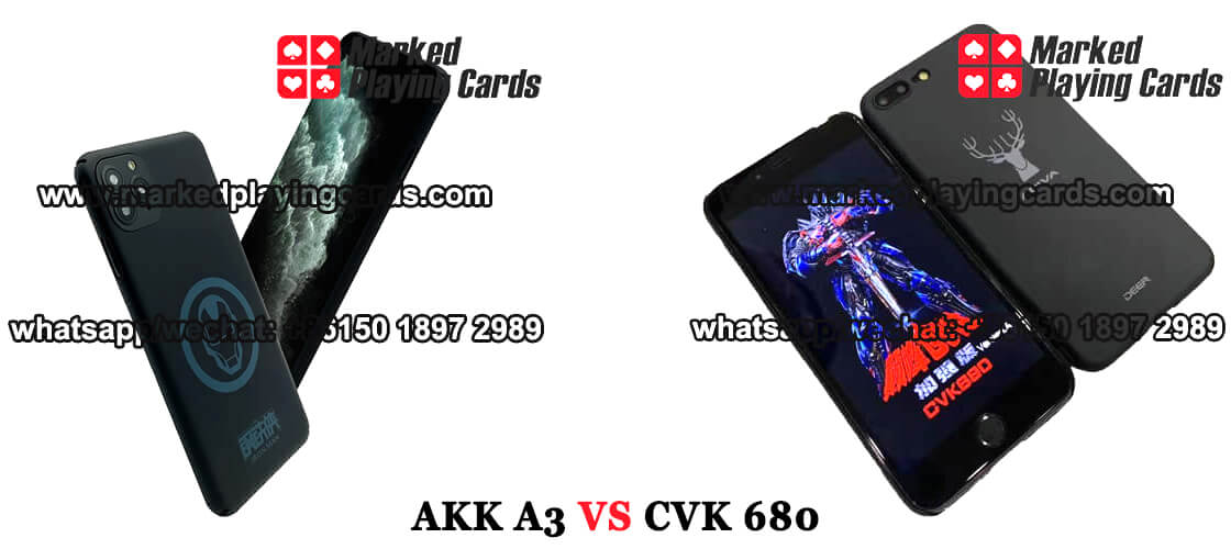 Compare poker anlyzer AKK A3 and CVK 680