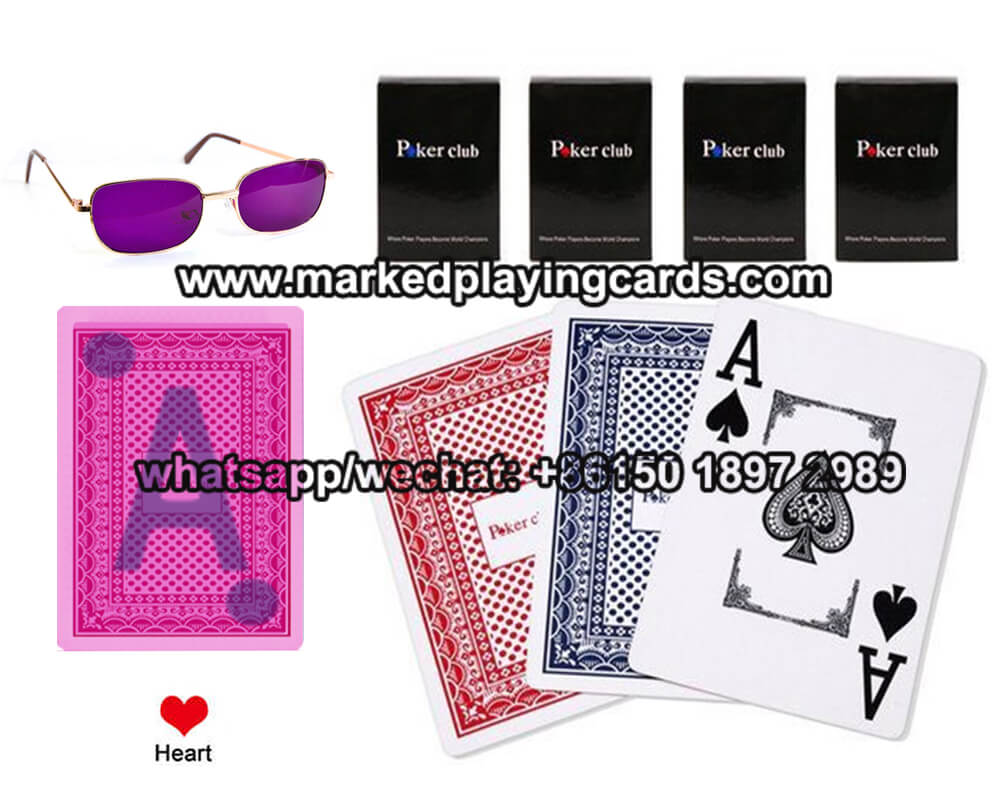 poker club marked poker cards